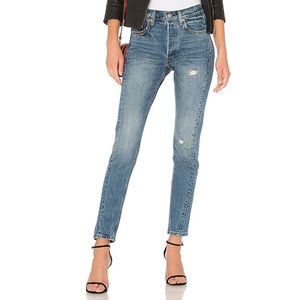 Levi’s 501 skinny altered